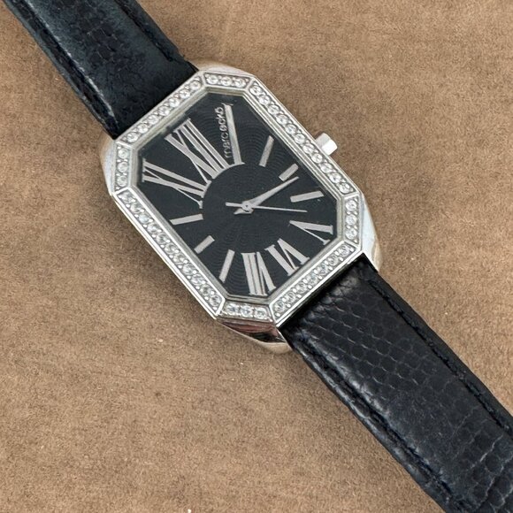 Vintage Marc Ecko Stainless Steel Watch with crystal Bezel. - Picture 2 of 7